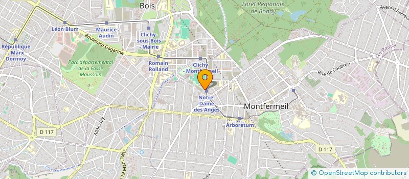 localisation de l'entreprise STM à MONTFERMEIL
