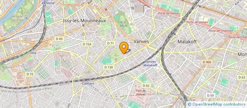 localisation de l'entreprise STM à VANVES
