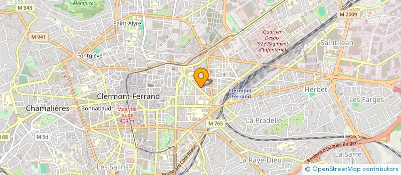 localisation de l'entreprise STM à CLERMONT-FERRAND
