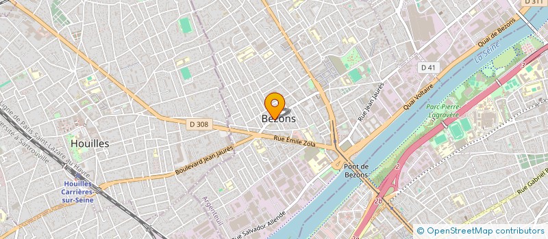 localisation de l'entreprise STM à BEZONS