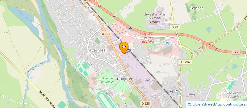 localisation de l'entreprise STM à AVERMES