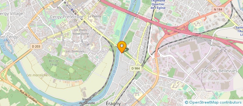 localisation de l'entreprise STM  ERAGNY