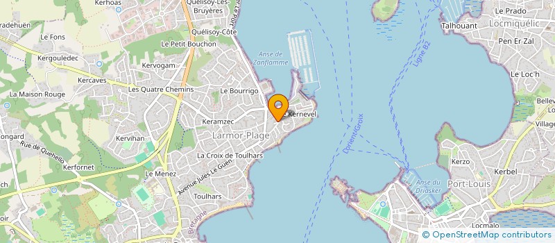 localisation de l'entreprise STM  LARMOR-PLAGE