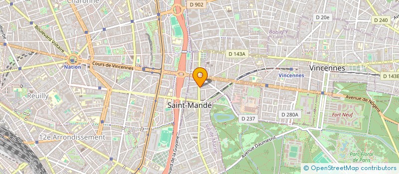 localisation de l'entreprise STM CONSEIL à SAINT-MANDE