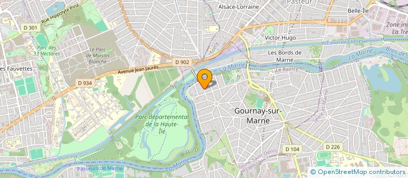 localisation de l'entreprise STM CONSULTING à GOURNAY-SUR-MARNE