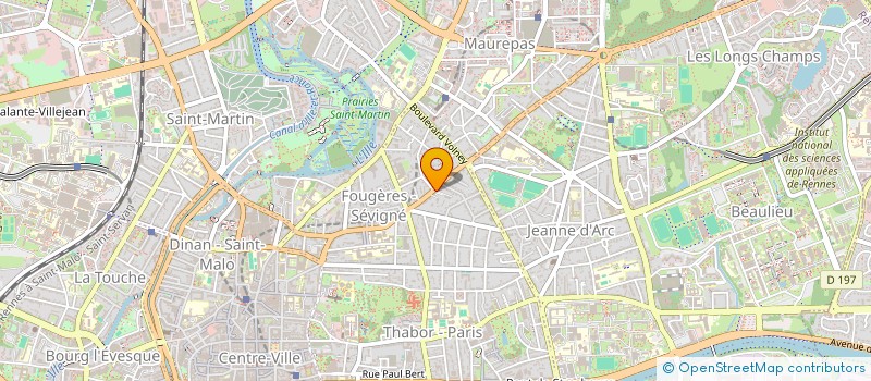 localisation de l'entreprise STM DEBARRAS  RENNES