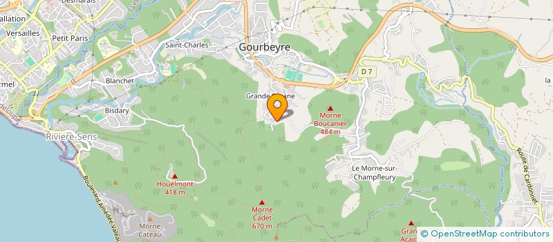 localisation de l'entreprise STM ENVIRONNEMENT à GOURBEYRE