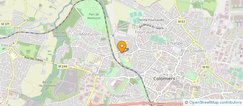 localisation de l'entreprise STM ENVIRONNEMENT  COLOMIERS