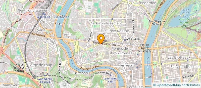 localisation de l'entreprise STM HOLDING à LYON