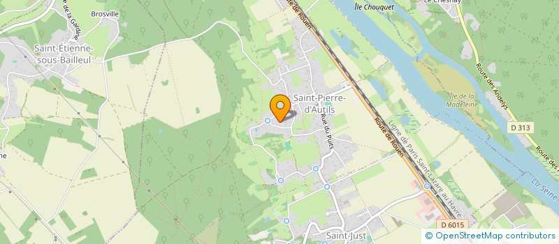 localisation de l'entreprise STM IMMOBILIER  LA CHAPELLE-LONGUEVILLE