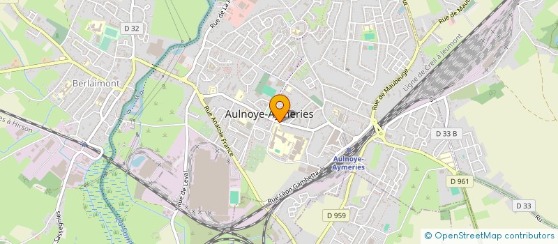 localisation de l'entreprise STM INDUSTRIE  AULNOYE-AYMERIES