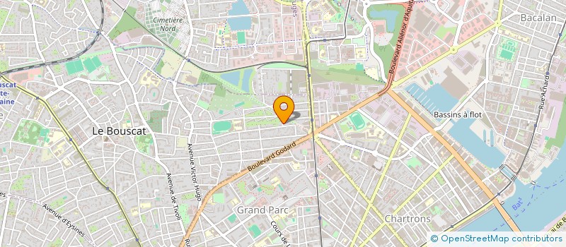 localisation de l'entreprise STM-INSTITUTE à LE BOUSCAT