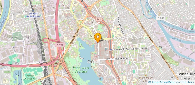 localisation de l'entreprise STM PROBAT à CRETEIL