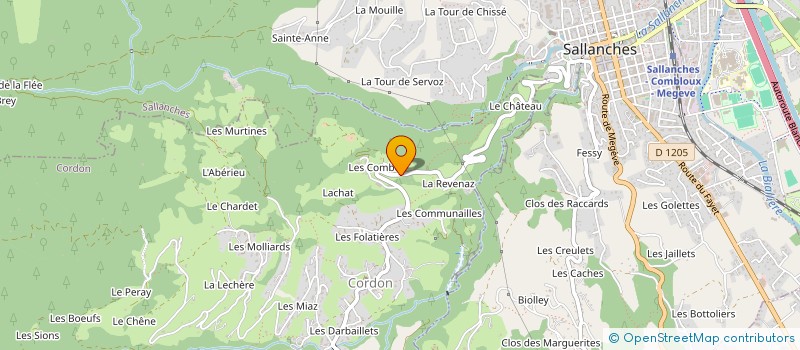 localisation de l'entreprise STM PUGNAT à CORDON