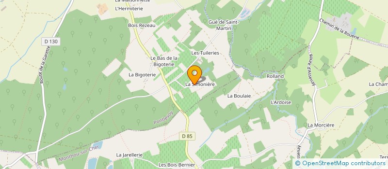 localisation de l'entreprise STM SOCIETE DE TRAITEMENTS DE MATERIAUX à PONTLEVOY