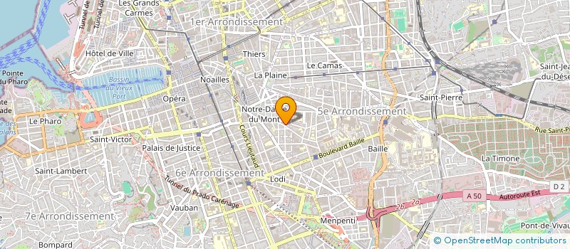 localisation de l'entreprise STM SOCIETE DE TRAVAUX MARSEILLAISE à MARSEILLE