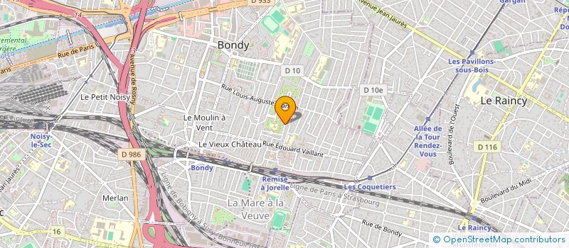 localisation de l'entreprise STM TRANSPORTS à BONDY