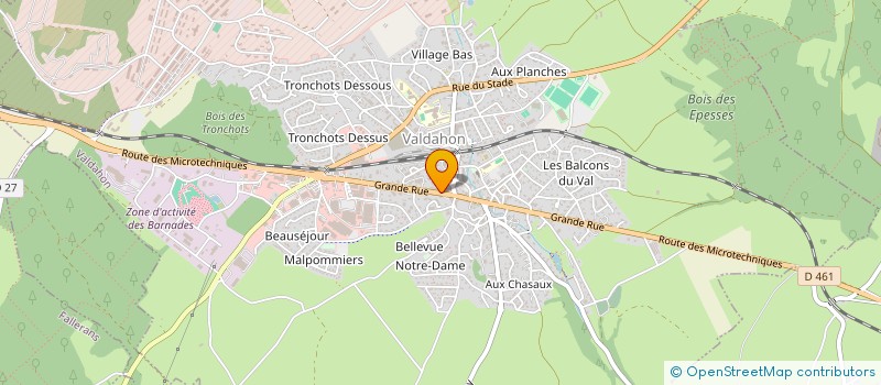 localisation de l'entreprise STMA COURTIER LES PORTES DU HAUT DOUBS  VALDAHON