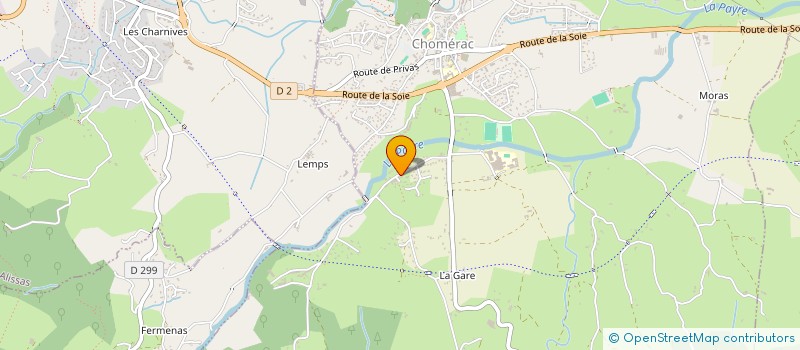 localisation de l'entreprise STMC  CHOMERAC