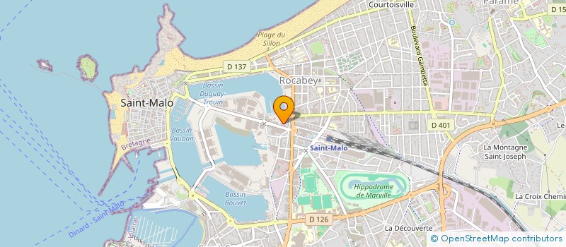 localisation de l'entreprise STMC SERVICES  SAINT-MALO