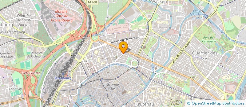 localisation de l'entreprise STMF à STRASBOURG