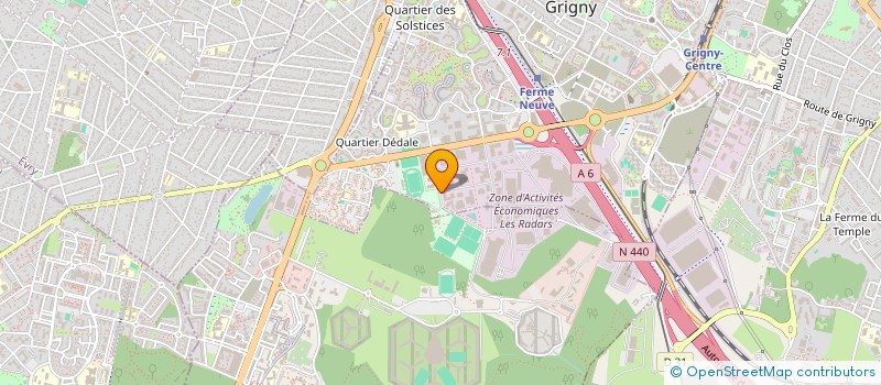 localisation de l'entreprise STMG à GRIGNY