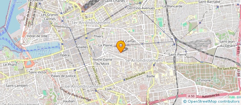 localisation de l'entreprise STMG à MARSEILLE