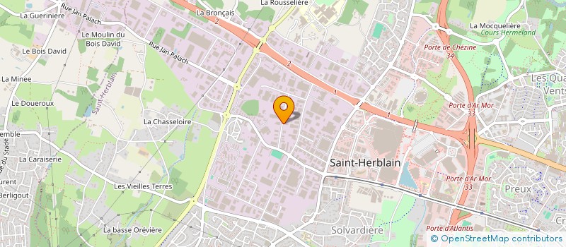 localisation de l'entreprise STMI SERVICES à SAINT-HERBLAIN