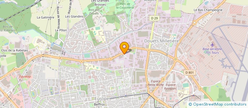 localisation de l'entreprise STMICROELECTRONICS (TOURS) SAS à TOURS
