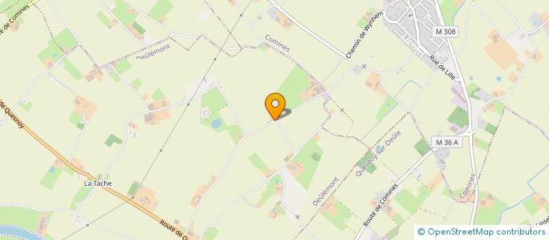 localisation de l'entreprise STML  DEULEMONT