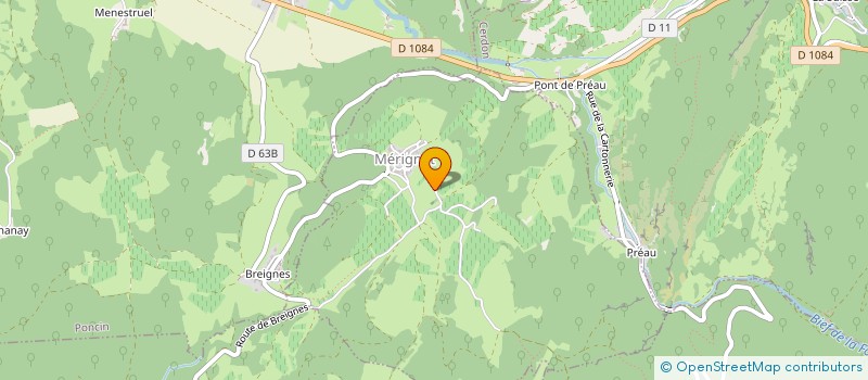localisation de l'entreprise STMM à MERIGNAT