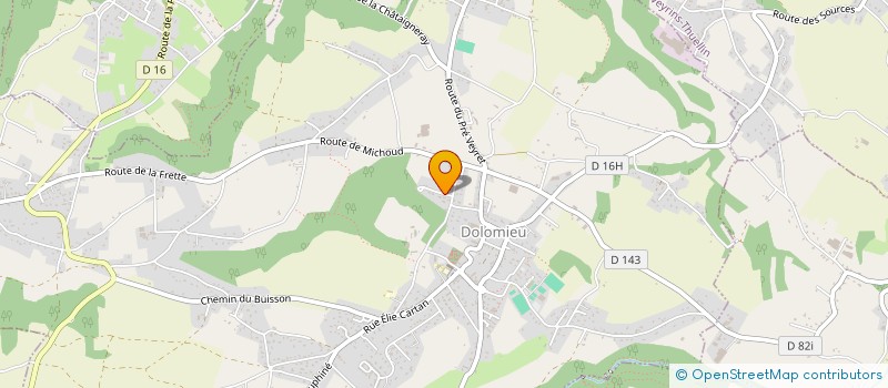 localisation de l'entreprise STMP  DOLOMIEU