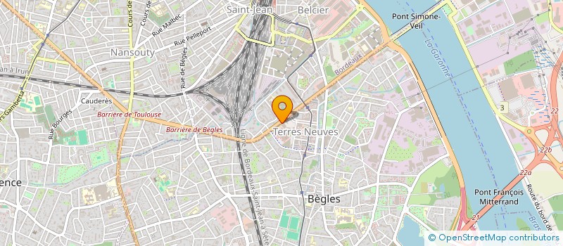 localisation de l'entreprise STMS  BEGLES