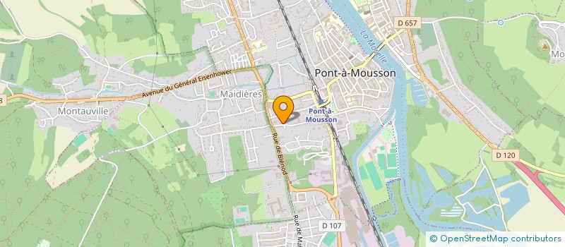 localisation de l'entreprise STN  PONT A MOUSSON