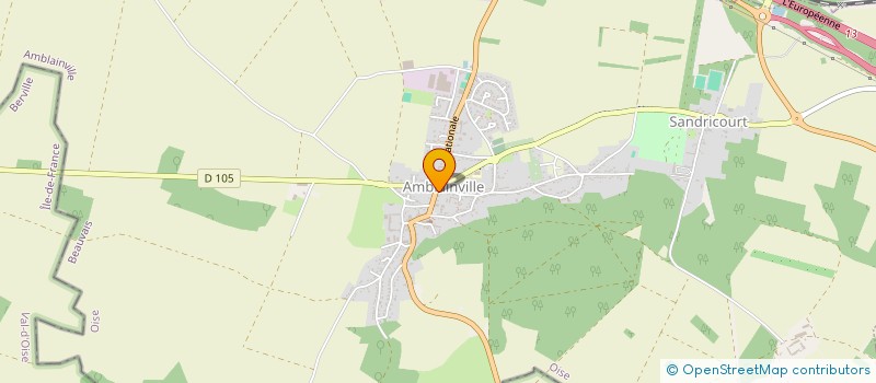 localisation de l'entreprise STNAHOME GROUPE à AMBLAINVILLE