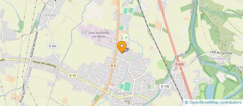 localisation de l'entreprise STNC JURIS à LABARTHE-SUR-LEZE