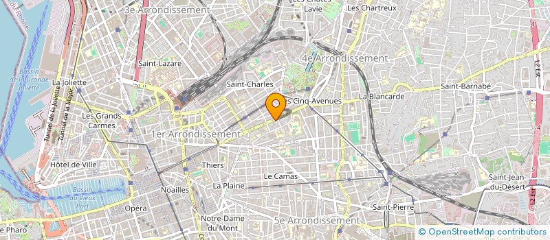 localisation de l'entreprise STNET à MARSEILLE