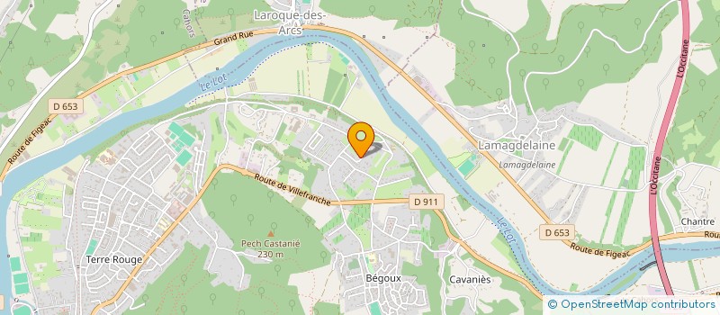 localisation de l'entreprise STNL  CAHORS