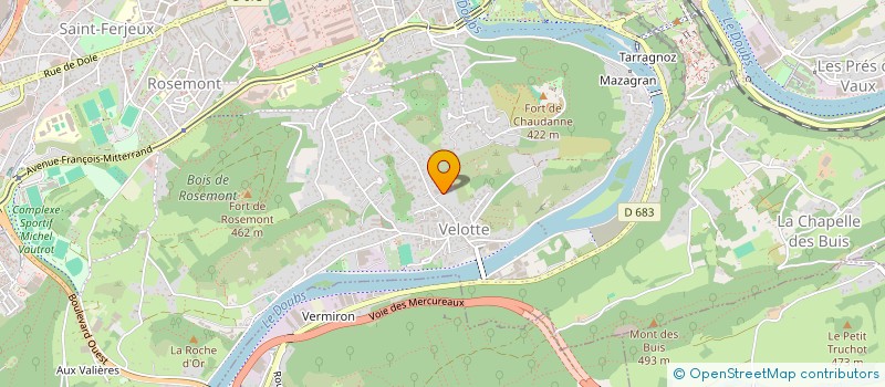 localisation de l'entreprise STO  BESANCON