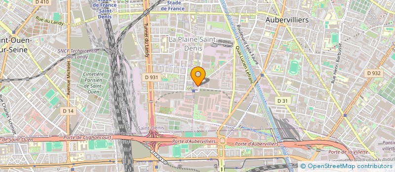 localisation de l'entreprise STO CONSTRUCTION  AUBERVILLIERS