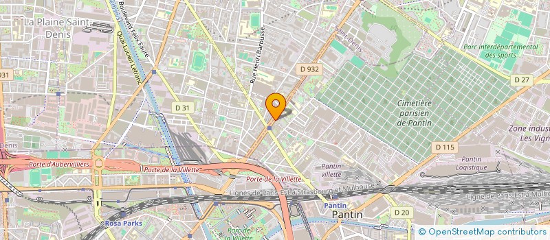 localisation de l'entreprise STO EU FRANCE à PANTIN
