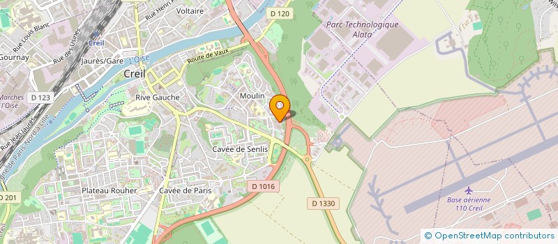 localisation de l'entreprise STO EXPRESS à CREIL