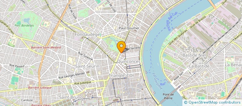 localisation de l'entreprise STOA PROMOTION à BORDEAUX