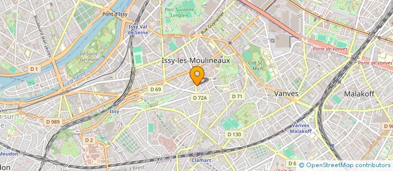 localisation de l'entreprise STOCK 12 à ISSY-LES-MOULINEAUX