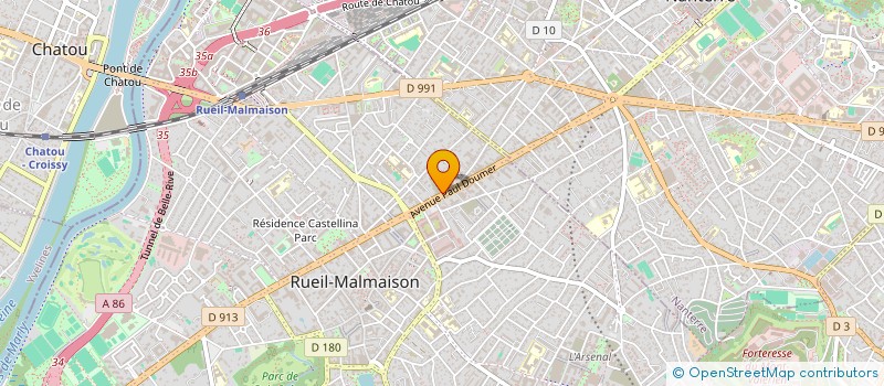 localisation de l'entreprise STOCK 66 à RUEIL-MALMAISON