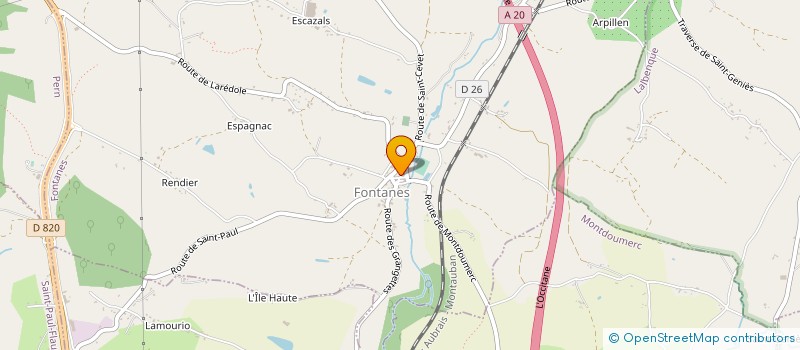 localisation de l'entreprise STOCK A LOT  CIEURAC