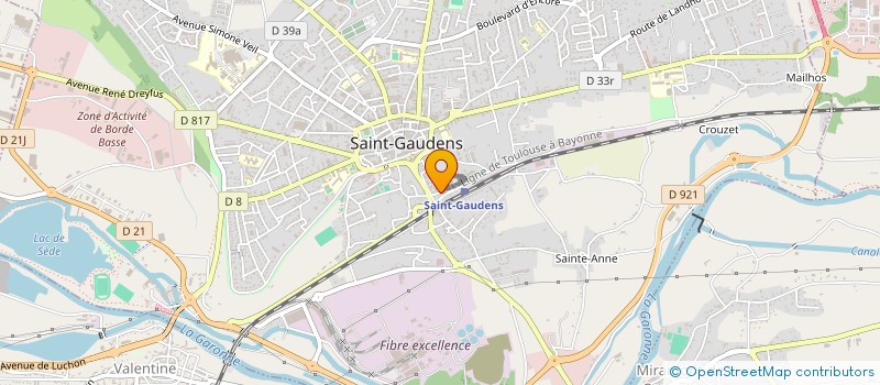 localisation de l'entreprise STOCK ALLIANCE DISCOUNT à SAINT-GAUDENS