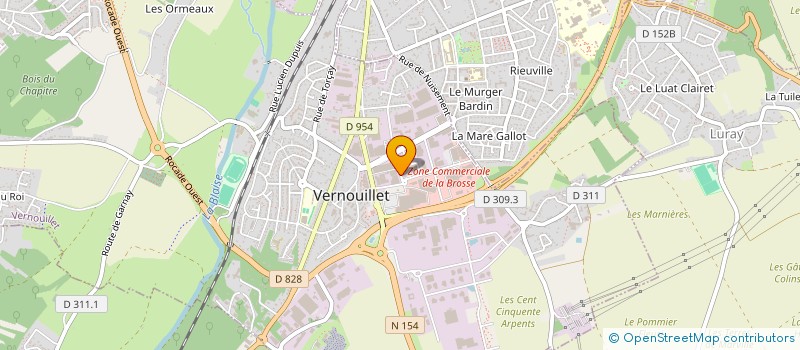 localisation de l'entreprise STOCK ATOUT PRIX VERNOUILLET à VERNOUILLET