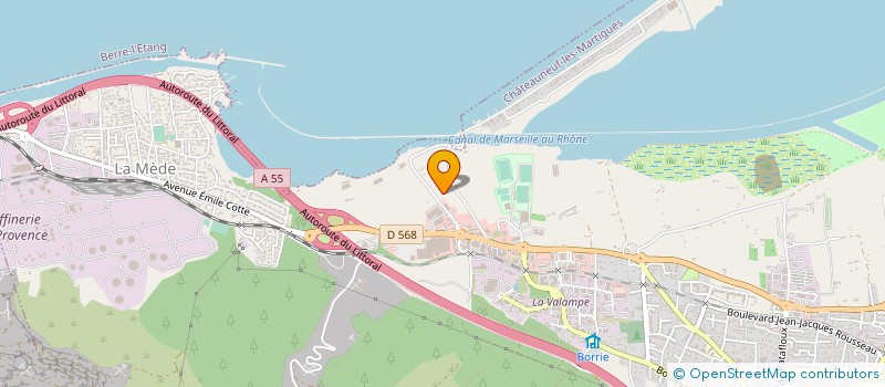 localisation de l'entreprise STOCK AUTO DU JAI  CHATEAUNEUF-LES-MARTIGUES