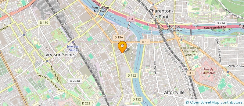 localisation de l'entreprise STOCK B à IVRY-SUR-SEINE